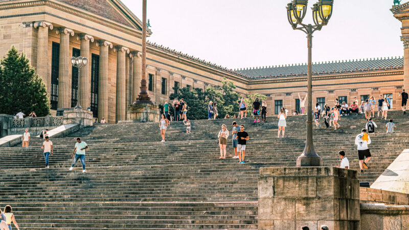 Rocky Steps in Philadelphia