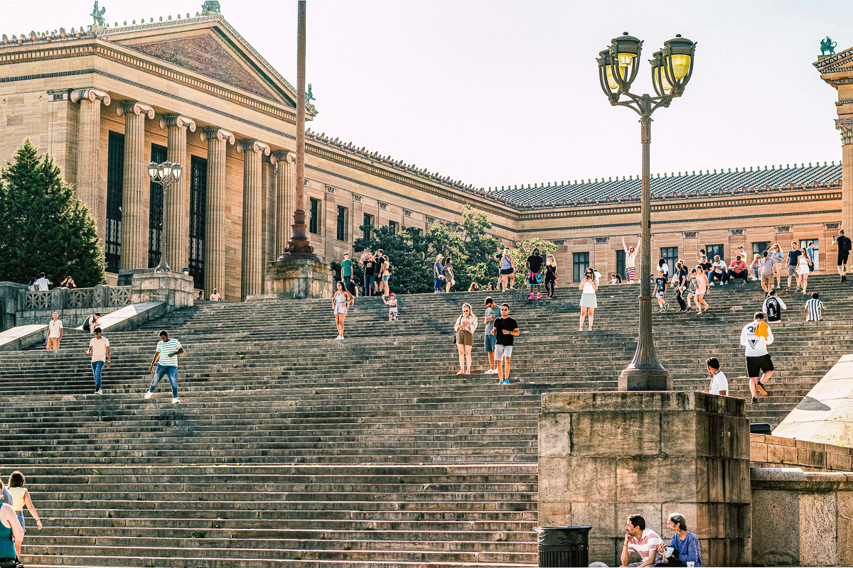 Rocky Steps in Philadelphia