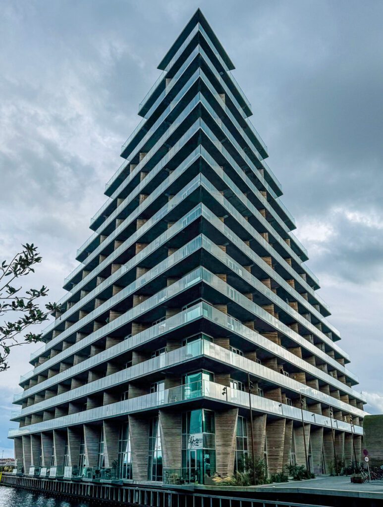 Futuristische Architektur Aarhus Waterfront
