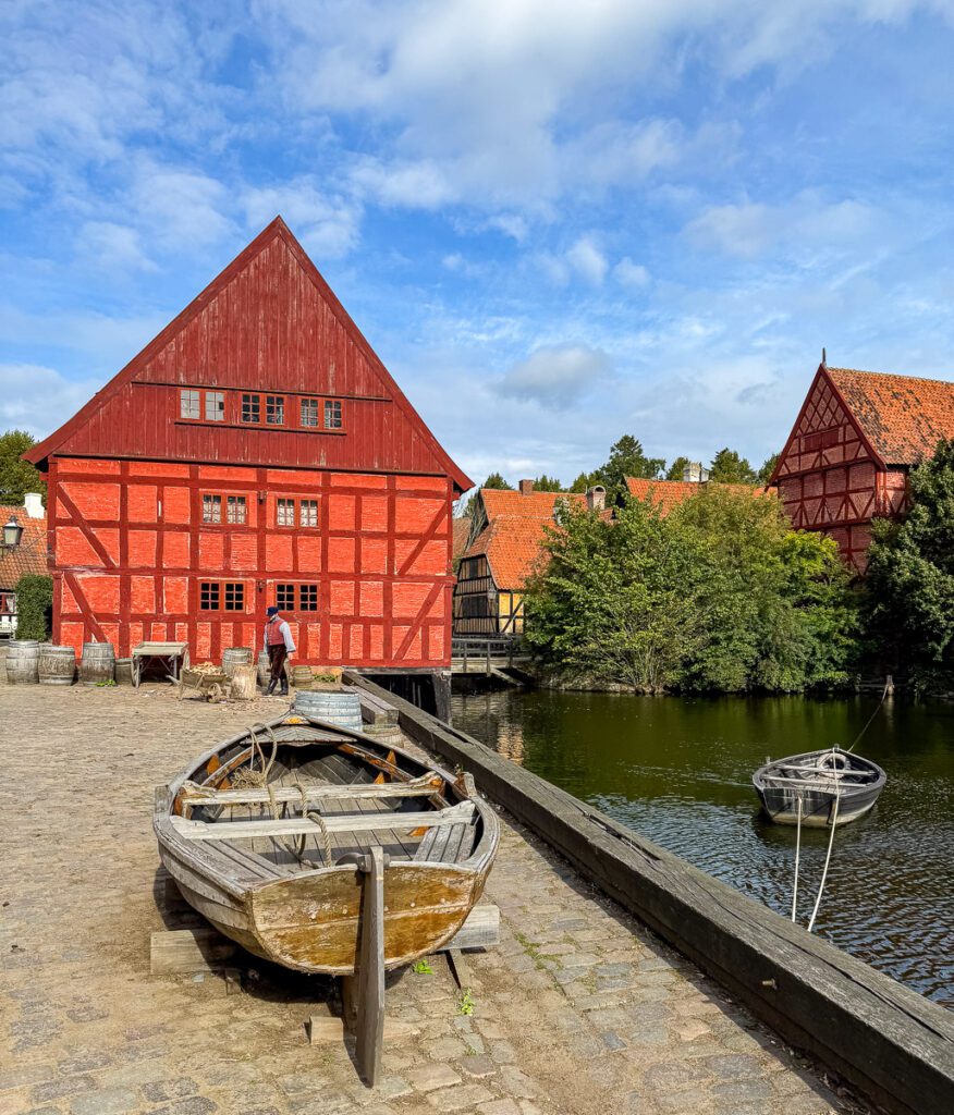 Typisch Dänisches Fachwerkhaus im Freiluftmuseum Aarhus