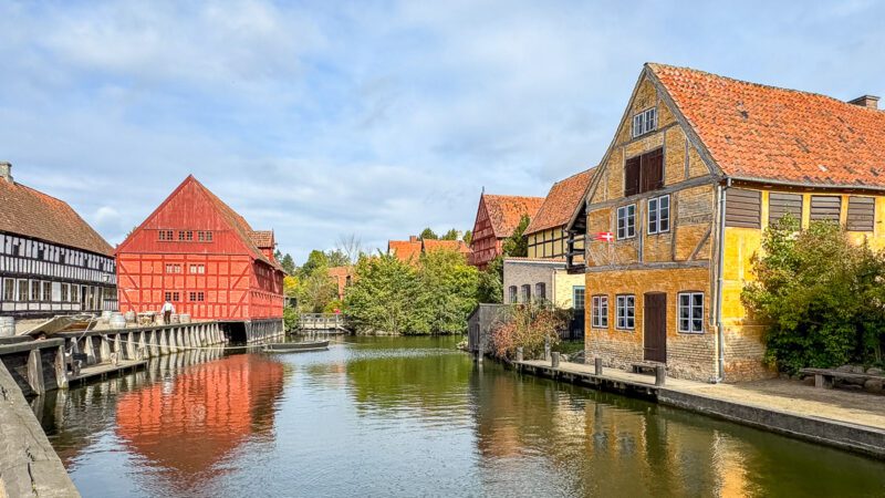 Den Gamle By Aarhus - Fachwerkhäuser am Fluss