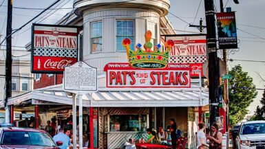 Cheesesteak bei Pat`s King of Steaks
