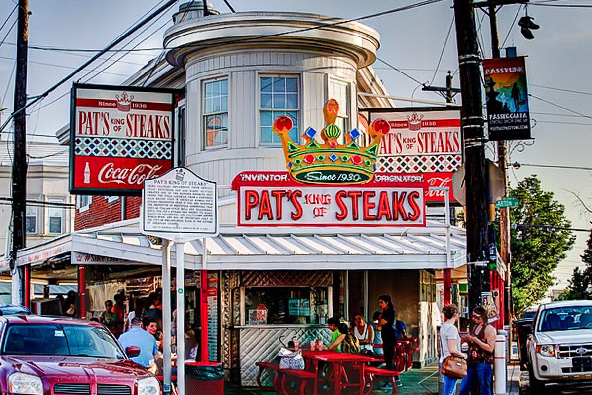Cheesesteak bei Pat`s King of Steaks