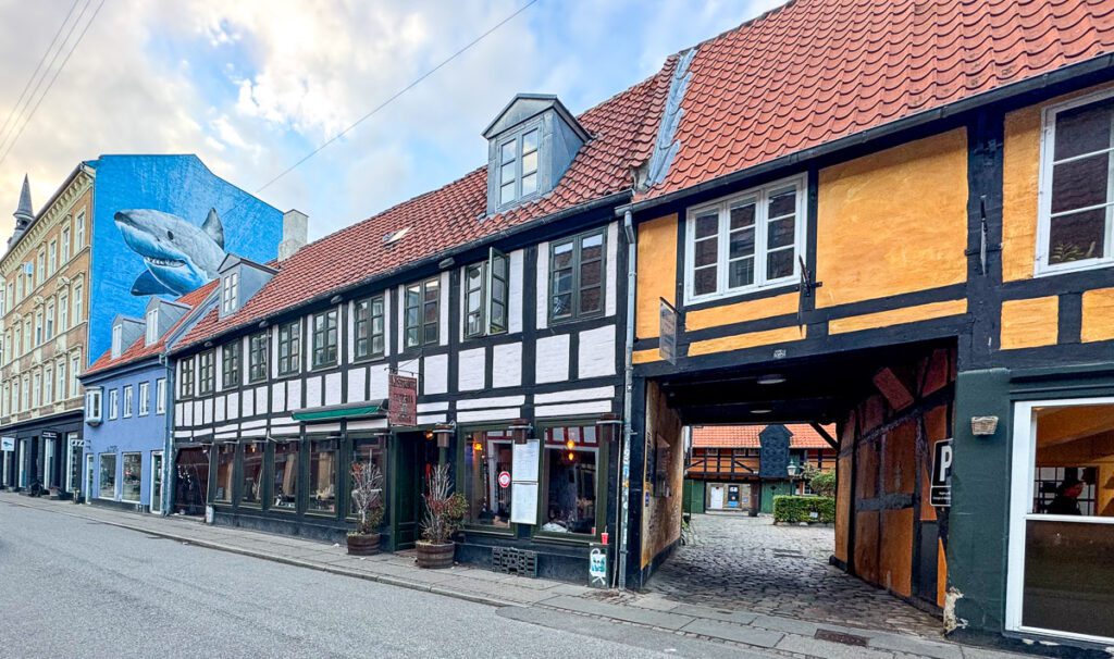 Vestergade historisches Fachwerkhaus
