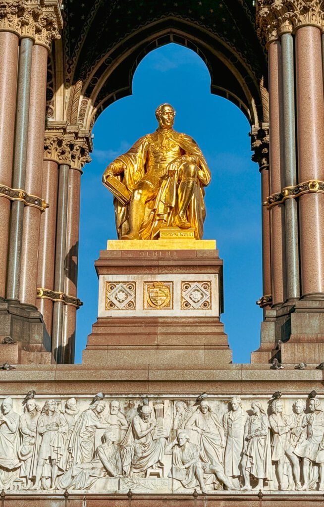 Prinz Albert, goldene Statue, London