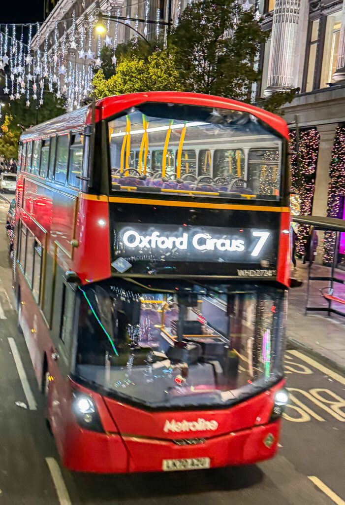 Doppeldeckerbus London, Oxford Circus