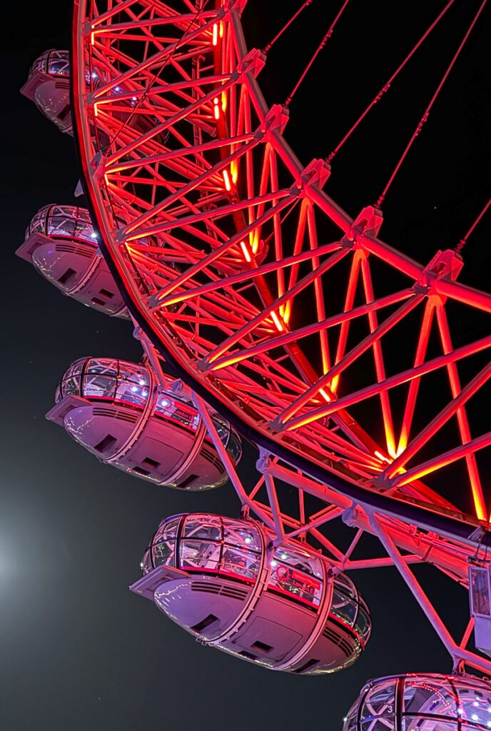 The London Eye Detailaufnahme