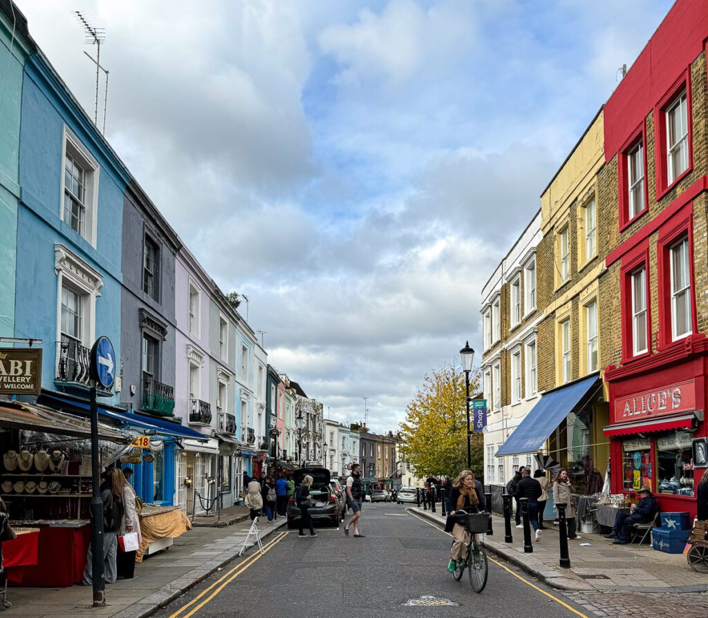 Notting Hill in London, UK