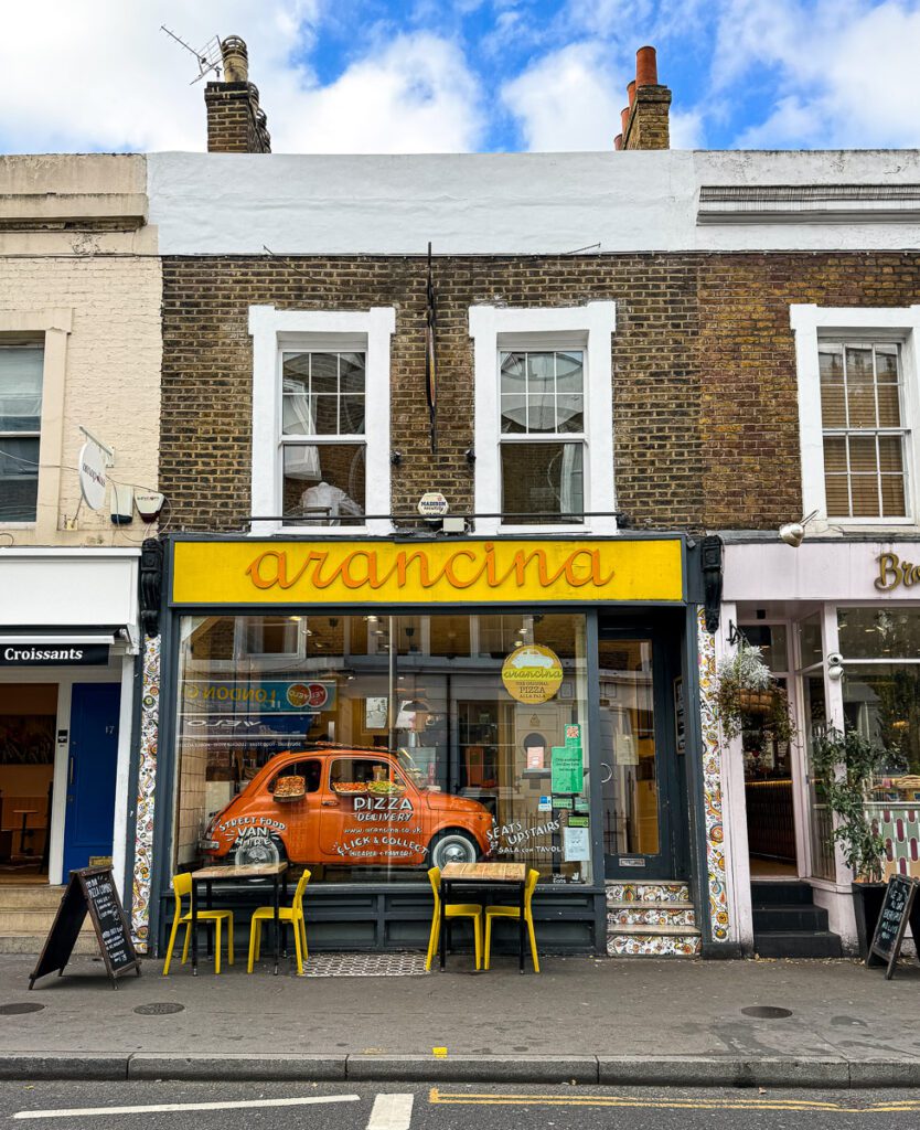 Kreativer Laden in Notting Hill
