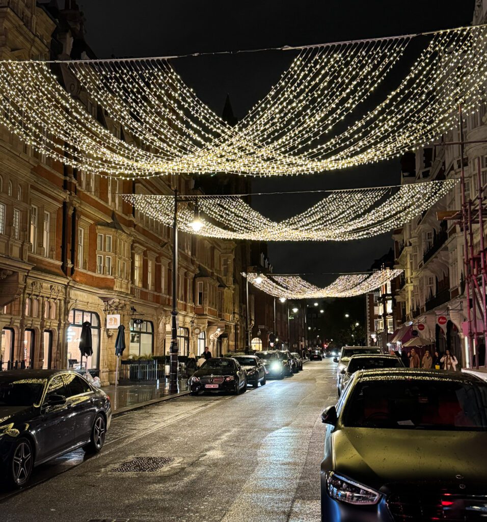 christmas lights london