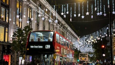 xmas lights london