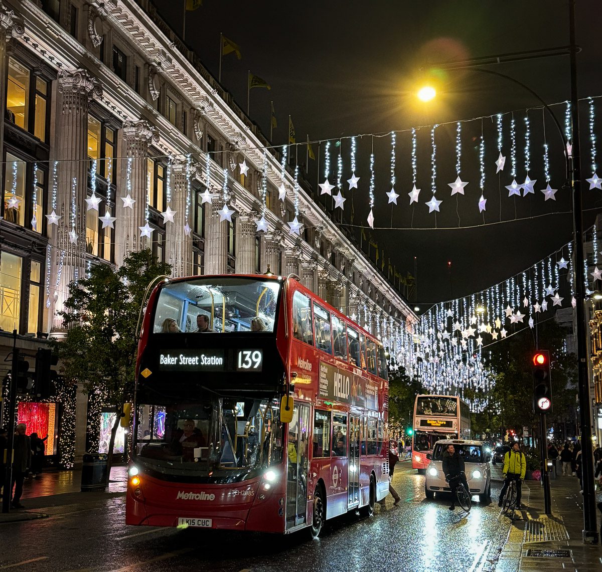 xmas lights london