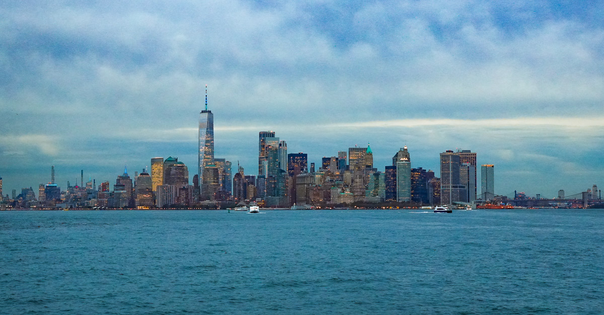 Sonnenuntergangsfahrt Freiheitsstatue NYC